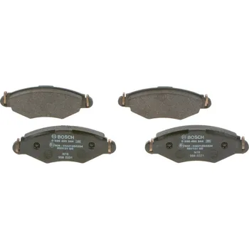 Brzdová destička Sada brzdových destiček, kotoučová brzda BOSCH 0 986 495 244