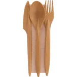 Příborová sada (WPC) 18,5 cm - hnědá | Gastrokuchyne