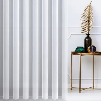 Záclonová látka Voál Premium nemačkavá š. 280 cm - Bílá