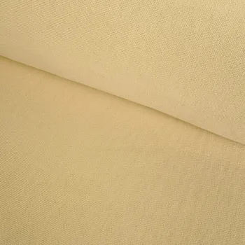 Teplákovina Uzlík Bio Bavlna Washed 375g - Žlutá hořčicová