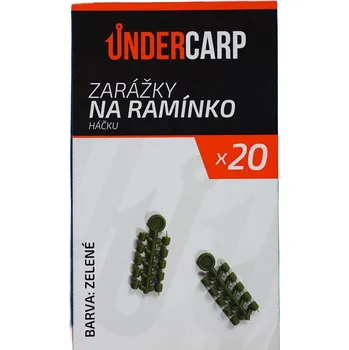 Gumové Zarážky UnderCarp na ramínko háčku zelené