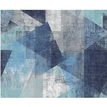 Fototapeta Tapeta na zeď geometrický vzor modro-šedá PP3601