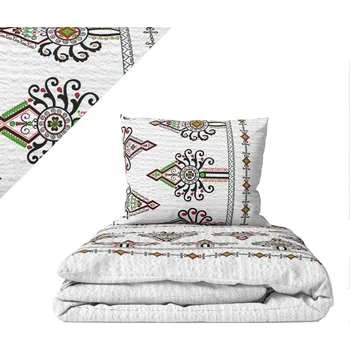 Povlečení Krepové povlečení 160x200 + 2x70x80 Bavlna 100%, zip, PAŘENIŠTĚ BÍLÉ