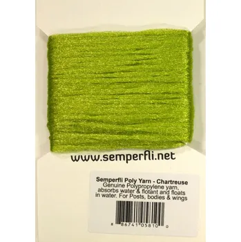 Semperfli Poly Yarn Chartreuse