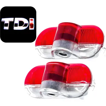 autokoberec LED Projektor Loga VW Bora Caddy Golf IV I