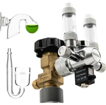 Hnojivo na vodní rostlinu CO2 set Standard DUO s nočním vypínáním s 5l lahví s příslušenstvím