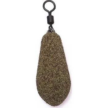 Zátěž UnderCarp Torpedo s Očkem a Obratlíkem Zelená Hmotnost 40gr