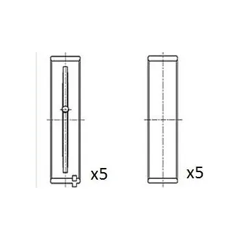 Motor automobilu Hlavní ložiska klikového hřídele FAI AutoParts BM1019-030