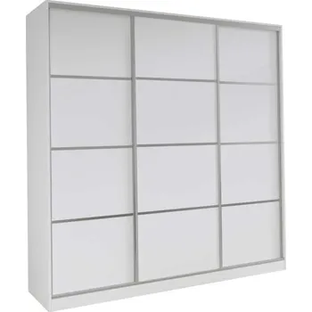 Šatní skříň Skříň Nejlevnějšínábytek.cz LITOLARIS 200 x 205 x 56 cm bílá