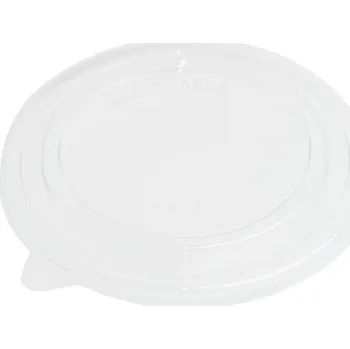 Jednorázové nádobí PET EKO víčka na papírové nádoby 500-750 ml, 50 ks