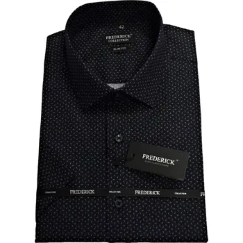 Pánská košile Pánská košile s krátkým rukávem - střih SLIM - vzor F894 - 44