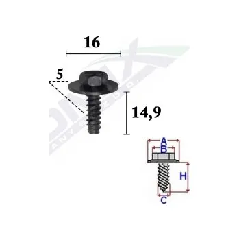 Oprava karosérie Romix Šroub C70351