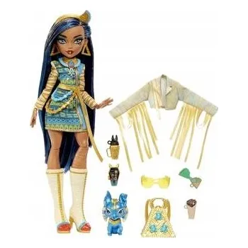 Panenka Monster High Cleo De Nile se zvířátkem Tut + příslušenství HHK54