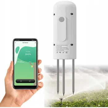 IP kamera Senzor vlhkosti a teploty půdy Tuya Zigbee, kompatibilní s Zigbee2MQTT