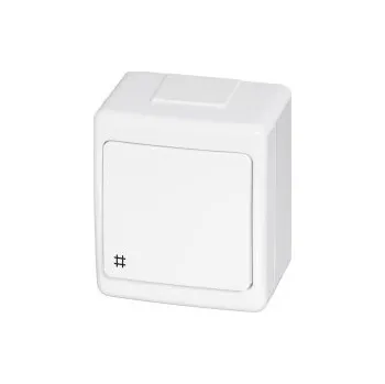 vypínač Schodišťový vypínač Klasik Pawbol bílý D.3110WS