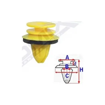 Oprava karosérie Romix Spona na čalounění C70187