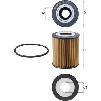 Olejový filtr Olejový filtr MAHLE OX 1237D