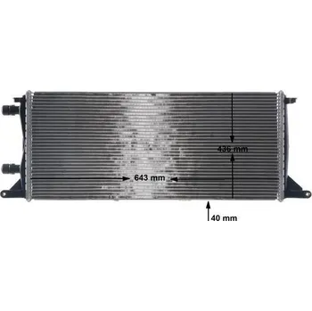 Motor automobilu Chladič nízké teploty, chladič plnicího vzduchu MAHLE CR 2111 000S