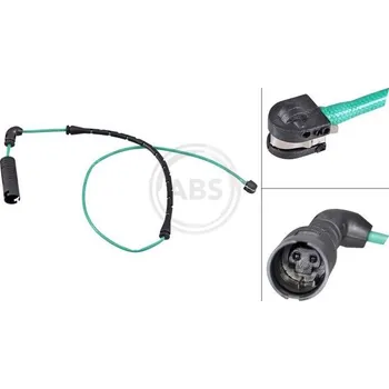 Brzdová destička Výstražný kontakt, opotřebení obložení A.B.S. 39587