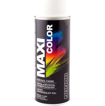 Barva ve spreji Motip Maxi color bílá RAL9010 400ml
