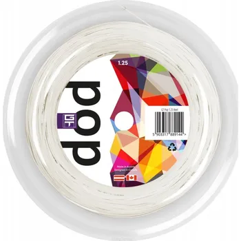 Struna na výplet tenisové rakety Tenisový výplet GT Pop 1.25 bílý z role