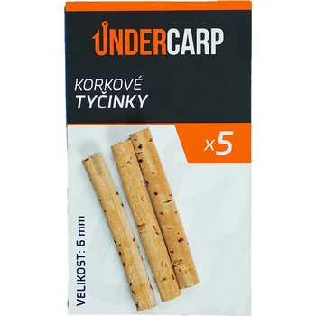 Umělá nástraha 5ks - Korkové tyčinky UnderCarp 6mm