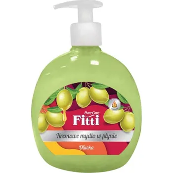 Mýdlo FITTI krémové tekuté mýdlo s dávkovačem, olivové, 500 ml
