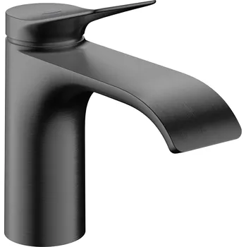 Vodovodní baterie Hansgrohe Vivenis - Stojánkový ventil 80 pro studenou vodu bez odtokové soupravy, kartáčovaný černý chrom 75013340