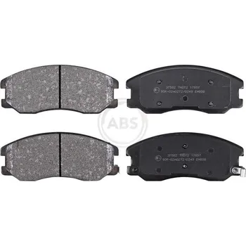 Brzdová destička Sada brzdových destiček, kotoučová brzda A.B.S. 37582