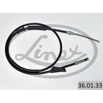 Lanko parkovací brzdy TAŽNÉ LANKO, PARKOVACÍ BRZDA LINEX 36.01.33 ROVER 200 SERIES II/25 1743/1520 95-00/99- LEWA BĘBNY