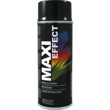 Barva ve spreji Motip Maxi effect metalická černá 400ml