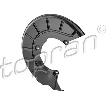 Brzdový kotouč Ochranný plech proti rozstřikování, brzdový kotouč TOPRAN 116 066