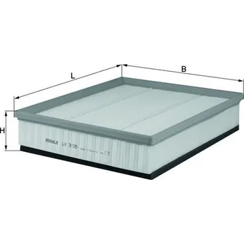 Vzduchový filtr Vzduchový filtr KNECHT LX 3139