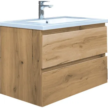 Nábytek Swiss aqua technologies Koupelnová skříňka s umyvadlem SAT B-Way dub mat BWAY280OAKU
