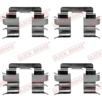 Přislušenství brzdového systému Sada příslušenství obložení kotoučové brzdy QUICK BRAKE 109-1272