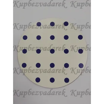 Podtácek - Puntík modrý Velikost: 10cm