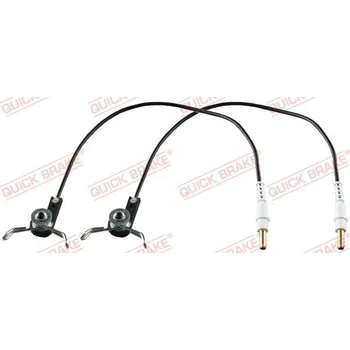 Brzdová destička Výstražný kontakt, opotřebení obložení QUICK BRAKE WS 0185 A