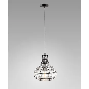 Stojací lampa Loftová lampa nad stůl, do haly, silné lité sklo CLARK 1xE27