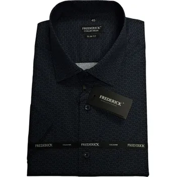 Pánská košile Pánská košile s krátkým rukávem - střih SLIM - vzor F895 - 42