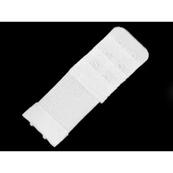 Prodloužení obvodu podprsenky šíře 30 mm dvouřadé Varianta: 1 bílá, Balení: 10 ks