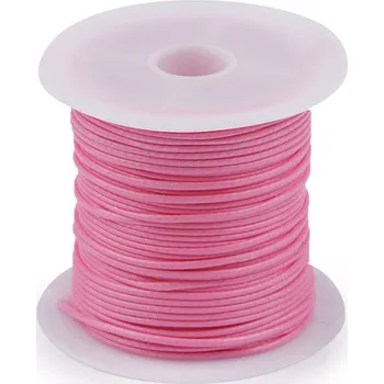 Výtvárné potřeby Šňůrka hlazená, lesklá Ø1 mm Varianta: 3 růžová střední, Balení: 1 ks