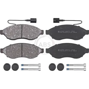 Brzdová destička Sada brzdových destiček, kotoučová brzda A.B.S. 37907