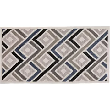Koupelnová předložka Venkovní vzorovaný koberec - běhoun SHIFT ROMBY 80x150 cm Multidecor