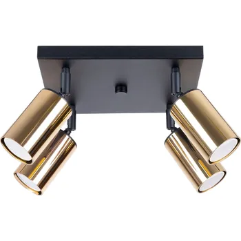 Sollux Lighting Stropní svítidlo WINX 4 černá/zlatá