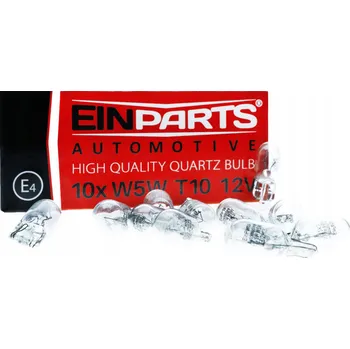 Autožárovka HALOGENOVÁ ŽÁROVKA W5W 12V 5W 3000K EINPARTS
