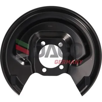 Brzdový kotouč Ochranný plech proti rozstřikování, brzdový kotouč DACO 613938