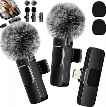 Mikrofon Kravatový mikrofon Golpin bezdrátový 2x s Lightning konektorem