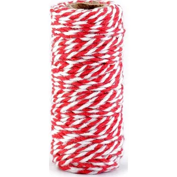 Šňůra na prádlo Bavlněná šňůra Ø1,5 mm Varianta: 1 červená, Balení: 5 ks