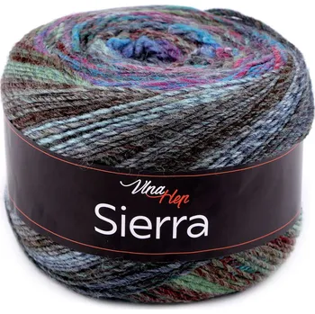Příze Pletací příze Sierra 150 g Varianta: 8 (7202) šedá střední, Balení: 1 ks