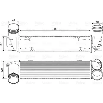Chladič motoru Chladič turba VALEO 818342